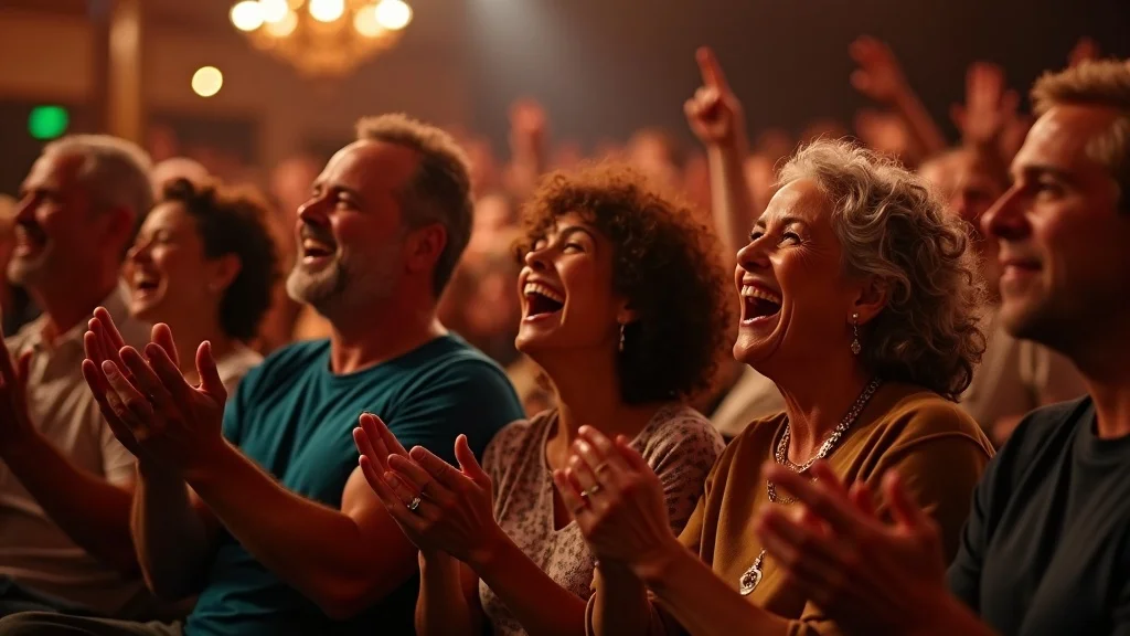 Families enjoying live music shows at a Branson resort